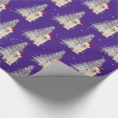 Kerstavond en de boom cadeaupapier (Hoek)