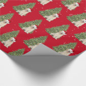 Kerstavond en de boom cadeaupapier (Hoek)