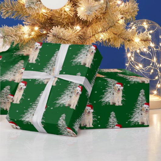 Kerstavond en de boom cadeaupapier (Feestdagen)