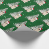 Kerstavond en de boom cadeaupapier (Hoek)