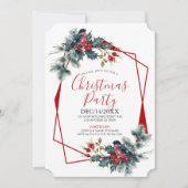 Kerstavond en roodbruin kaart (Voorkant)