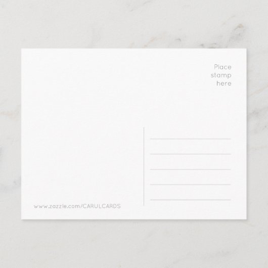 Kerstavond en zoet Lucia meisje CC1181 Briefkaart (Achterkant)