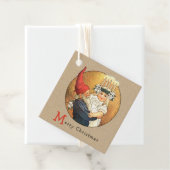 Kerstavond en zoet Lucia meisje CC1185 Bedankjes Labels (In situ)