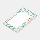 Kerstavond Evergreen breekt Holly Berry de lijst u Post-it® Notes (Schuin)
