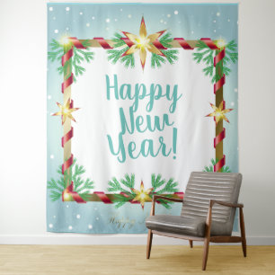 Kerstavond Fairy Tale Fantasy Snow  Wandkleed