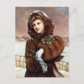 kerstavond feestdag briefkaart (Voorkant)