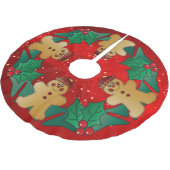 Kerstavond feestdag in Gingerbrood Kerstboom Rok (Gekanteld)