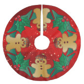 Kerstavond feestdag in Gingerbrood Kerstboom Rok (Voorkant)