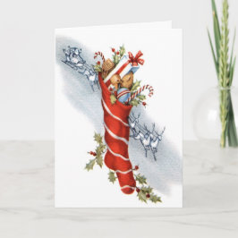 kerstavond feestdagen kaart