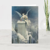 Kerstavond Feestdagen Kaart (Voorkant)