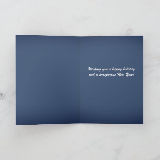 kerstavond feestdagen kaart (Binnen)