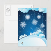 kerstavond feestdagenkaart (Voorkant / Achterkant)