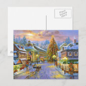 kerstavond feestdagenkaart (Voorkant / Achterkant)