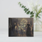 kerstavond feestdagenkaart (Staand voorkant)