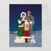 kerstavond feestdagenkaart (Voorkant)