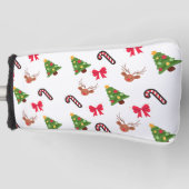 Kerstavond Feestdecoratie patroon Golfheadcover (Voorkant)