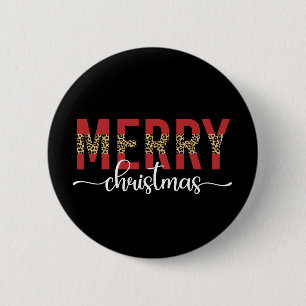 Kerstavond feestelijke feestdagen ronde button 5,7 cm