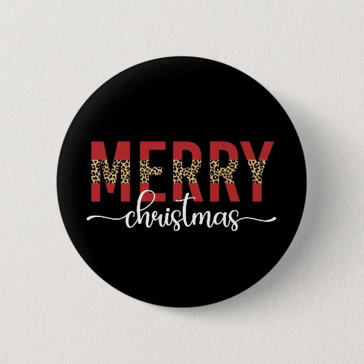 Kerstavond feestelijke feestdagen ronde button 5,7 cm (Voorkant)
