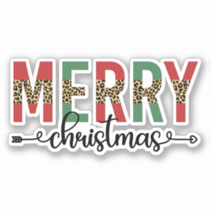 Kerstavond feestelijke feestdagen sticker