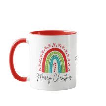 Kerstavond feestelijke regenboogsnoepriet