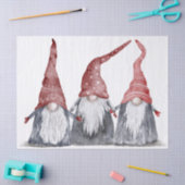 Kerstavond-feestnomes Tissuepapier (Craft)