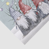 Kerstavond-feestnomes Tissuepapier (Detail)