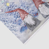 Kerstavond-feestnomes Tissuepapier (Detail)