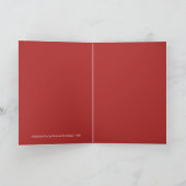 Kerstavond Frances Brundage  vakantie Feestdagen Kaart (Binnen)