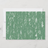 Kerstavond Gold Geometric Rehearsal Kaart (Achterkant)