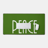 Kerstavond groene achtergrondfeestdag bureaumat (Keyboard & Muis)