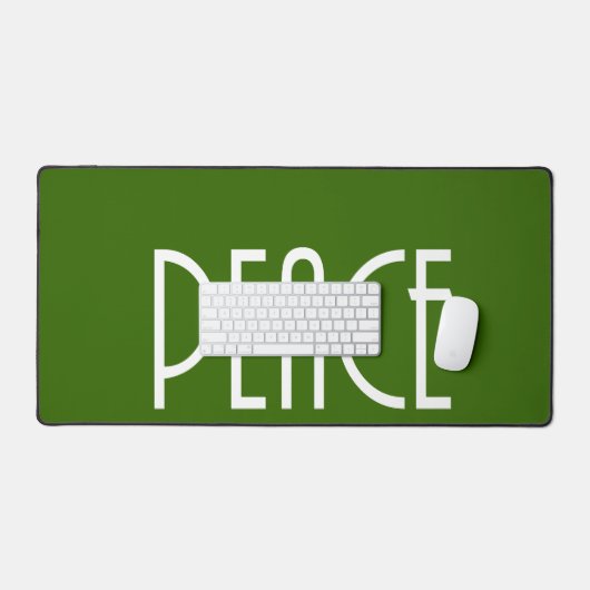 Kerstavond groene achtergrondfeestdag bureaumat (Keyboard & Muis)