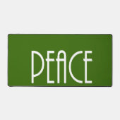 Kerstavond groene achtergrondfeestdag bureaumat (Voorkant)