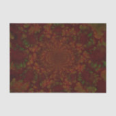 Kerstavond groene feestdag Floral Elegant Tissuepapier (Voorkant)