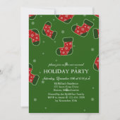 Kerstavond Groene feestdag Kaart (Voorkant)