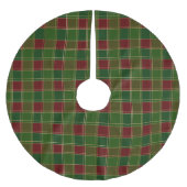 Kerstavond groene goudganzen kerstboom rok (Voorkant)