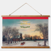 kerstavond hangend wandkleed (Voorkant)