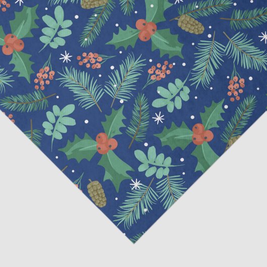 Kerstavond heilig en knelpunten tissuepapier (Detail)