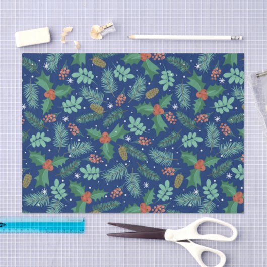 Kerstavond heilig en knelpunten tissuepapier (Craft)