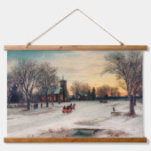 Kerstavond,  illustratie hangend wandkleed (Voorkant)