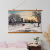 Kerstavond,  illustratie hangend wandkleed (Slaapkamer)