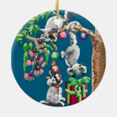 Kerstavond in Australië Keramisch Ornament (Achterkant)