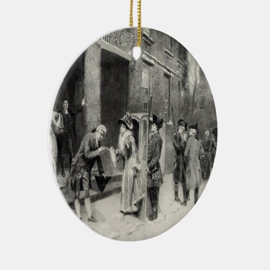 Kerstavond in Colonial Times ornament (Rechts)