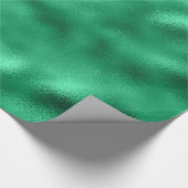 Kerstavond in de Folie van Green Shimmering Cadeaupapier (Hoek)