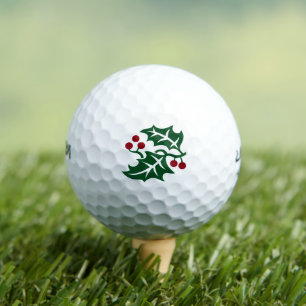 Kerstavond in de Groene Holly en de Rode Berries Golfballen