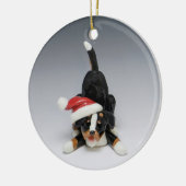 Kerstavond in de grote Zwitserse bergen Keramisch Ornament (Links)