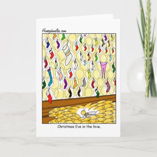 Kerstavond in de Hive (kleur) - Kaart (Voorkant)