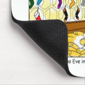 Kerstavond in de Hive (kleur) - Mousepad Muismat (Hoek)