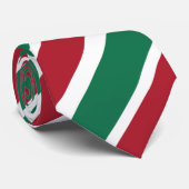 Kerstavond in de Rood- en Groene Stripes Stropdas (Opgerold)