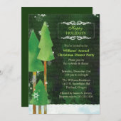 Kerstavond in de winter kaart (Voorkant / Achterkant)