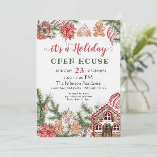 Kerstavond in het Parlement Kaart (Staand voorkant)